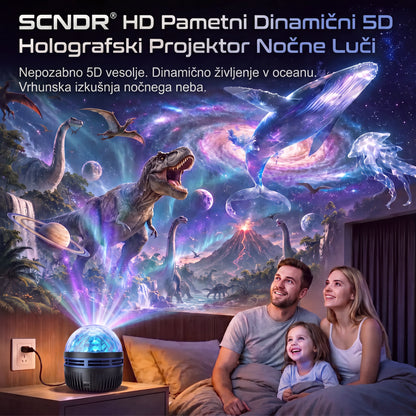 Uradna trgovina | 🦖🎁 SCNDR® 360° pametni holografski projektor zvezdnega neba (HD pametni dinamični 5D)