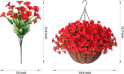💐💐 Zimska omejena izdaja 2025 ✨ Umetne mačehe (petunije) z UV-simulacijo