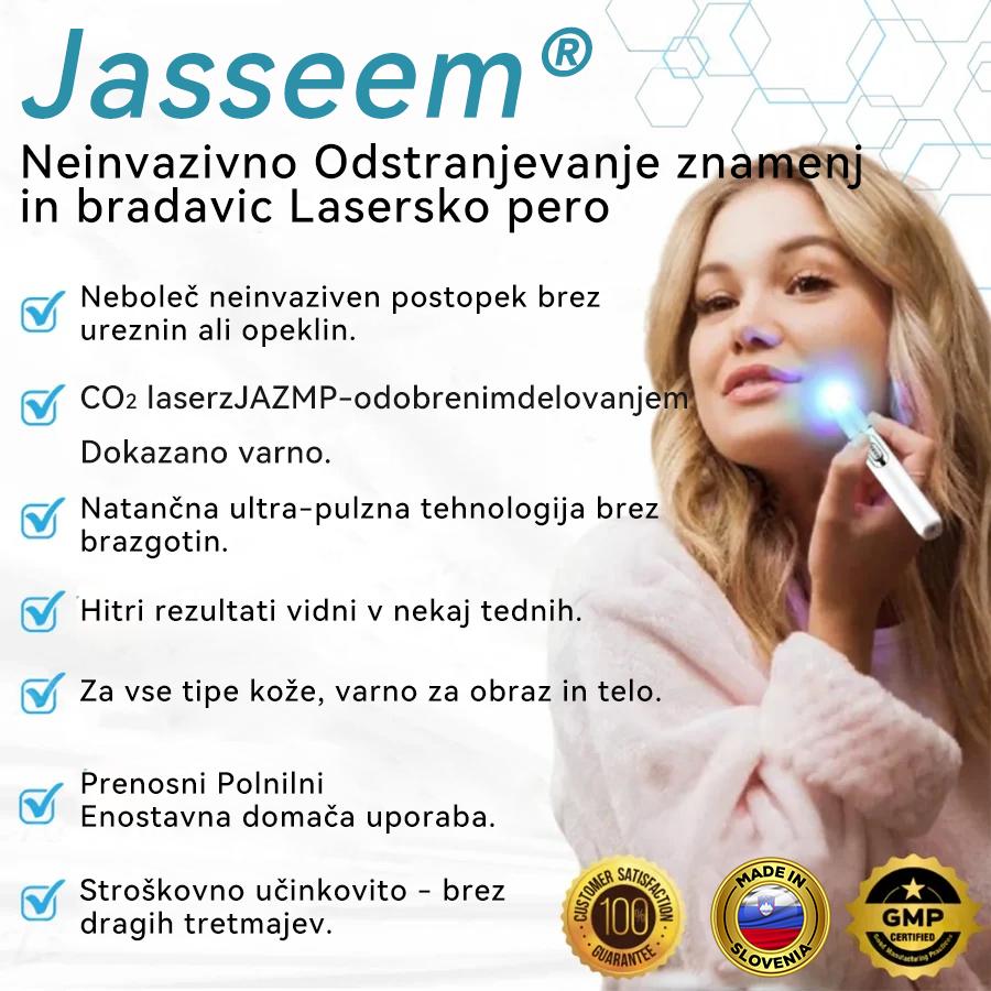 𝐉𝐚𝐬𝐬𝐞𝐞𝐦® Medicinski laserski pisalo 💕 (Poganja ga CO₂ laserska tehnologija – učinkovito odstranjuje znamenja, bradavice, kožne izrastke, pigmentne madeže in druge kožne nepravilnosti) 🔥